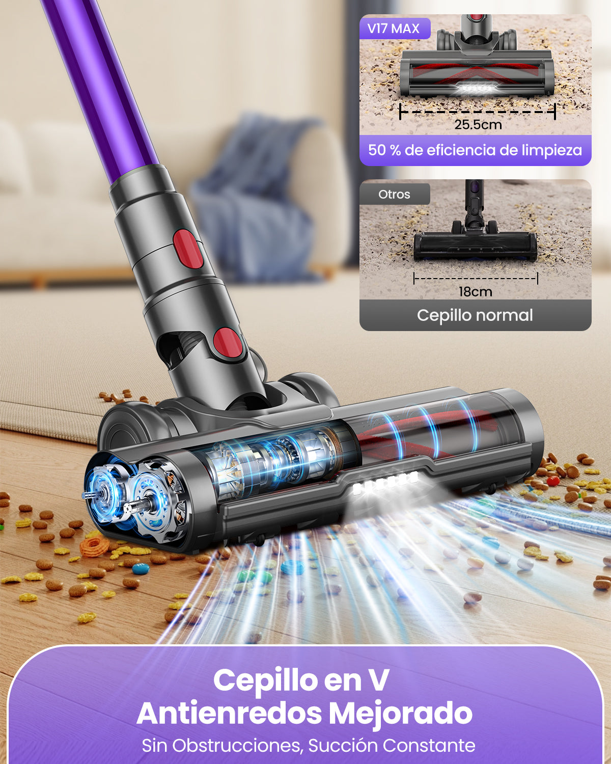 DyMona V17 MAX Cordless Vacuum Cleaner