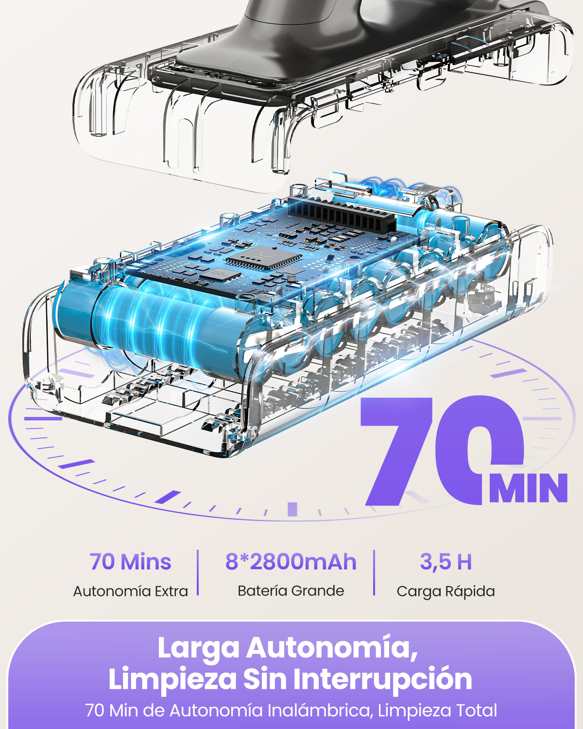 DyMona V17 MAX Cordless Vacuum Cleaner