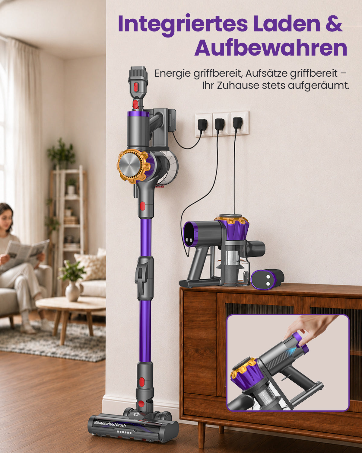 DyMona V18 PRO Cordless Vacuum Cleaner