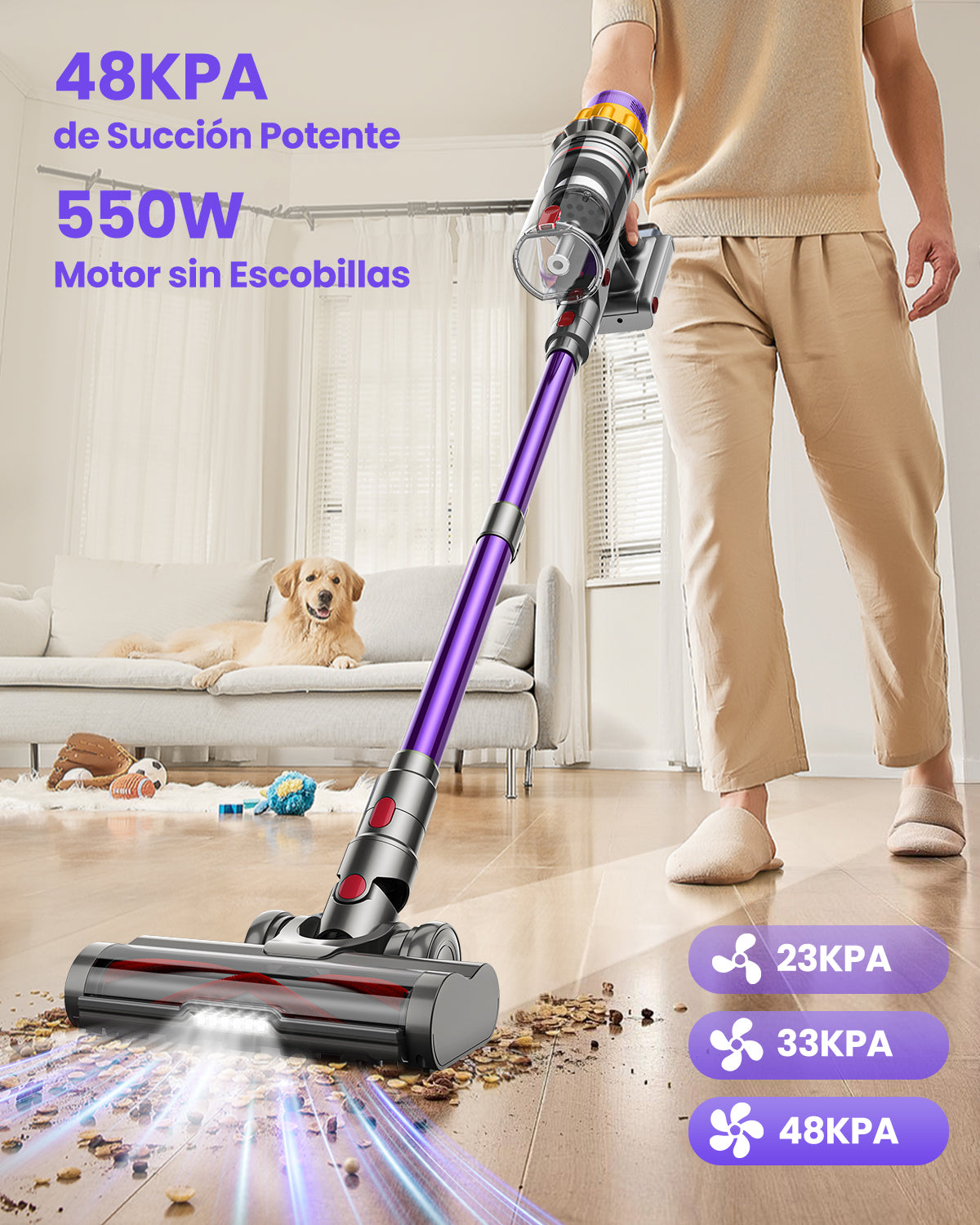 DyMona V17 MAX Cordless Vacuum Cleaner