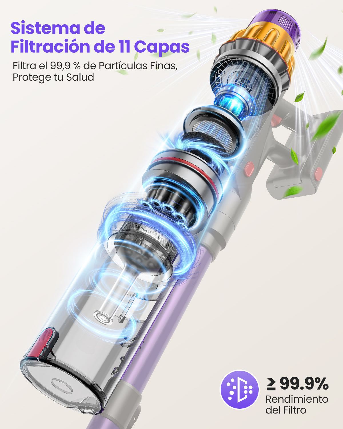 DyMona V17 MAX Cordless Vacuum Cleaner
