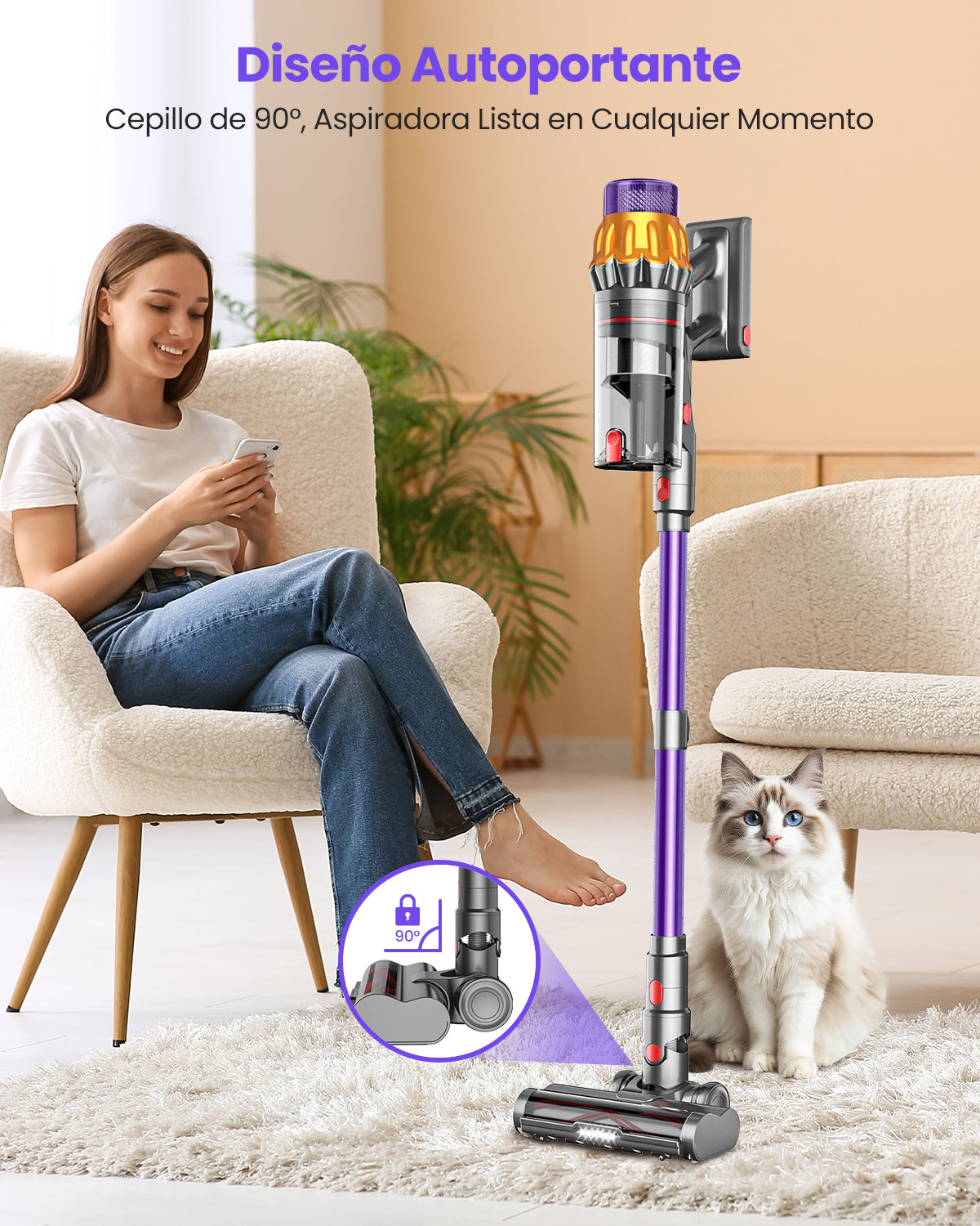 DyMona V17 MAX Cordless Vacuum Cleaner